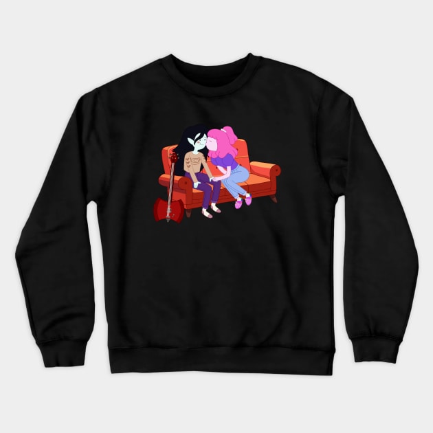 Marceline and Bubblegum Bubbline Crewneck Sweatshirt by maxtrology